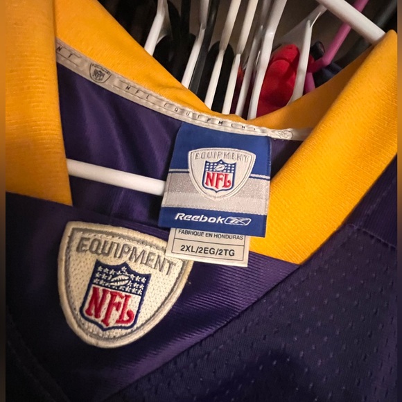 Reebok NFL Sharper 42 Vikings Football Jersey | Men’s 2XL - Picture 4 of 5